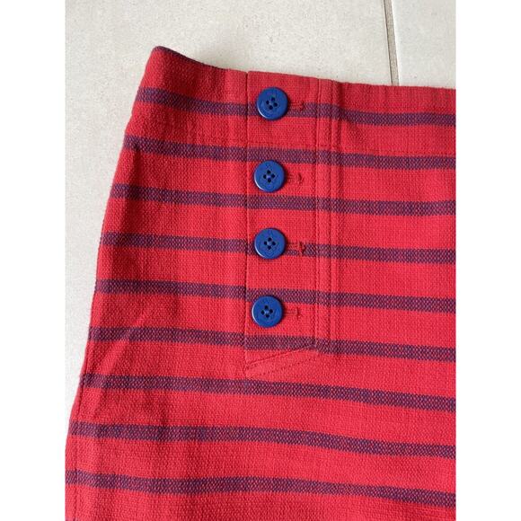 Talbots Shorts Multicolor Striped Nautical Retro Cotton - Picture 2 of 7